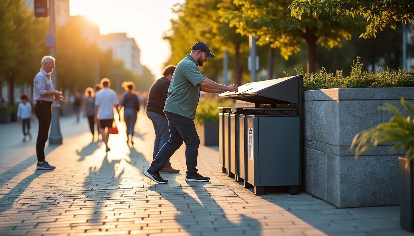 Illustration: Comprendre le fonctionnement du conteneur semi enterré et son utilité