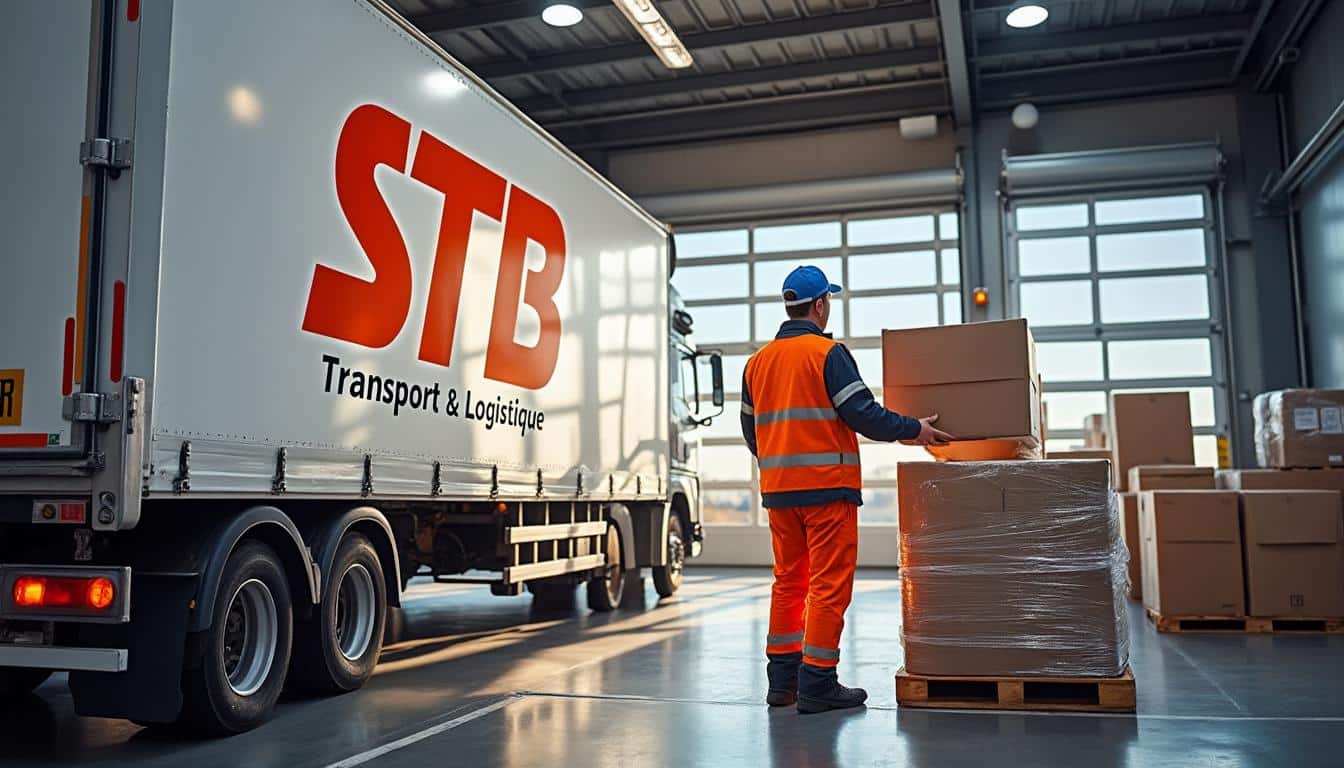 Illustration: Les prestations de transport proposées par STB Transport & Logistique et leurs avantages