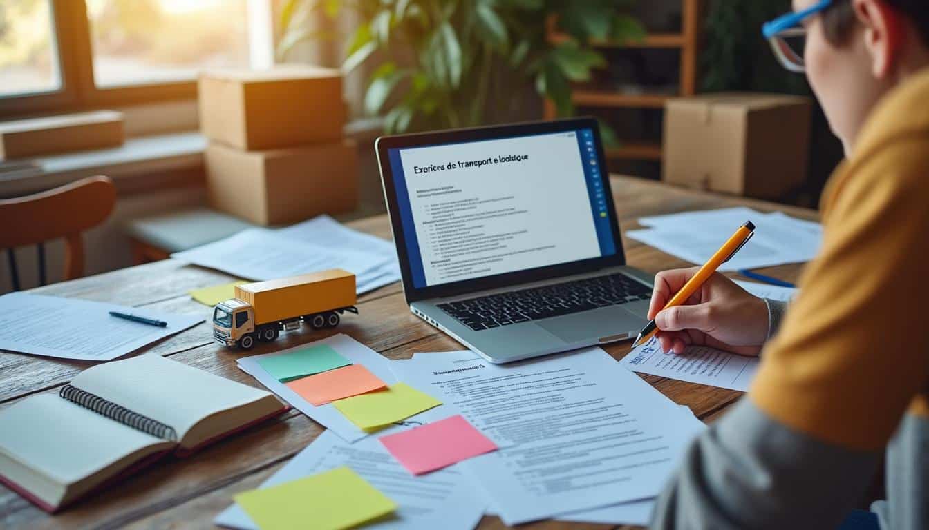 Illustration: Pourquoi choisir ces 50 exercices en transport et logistique au format PDF gratuit pour apprendre efficacement ?