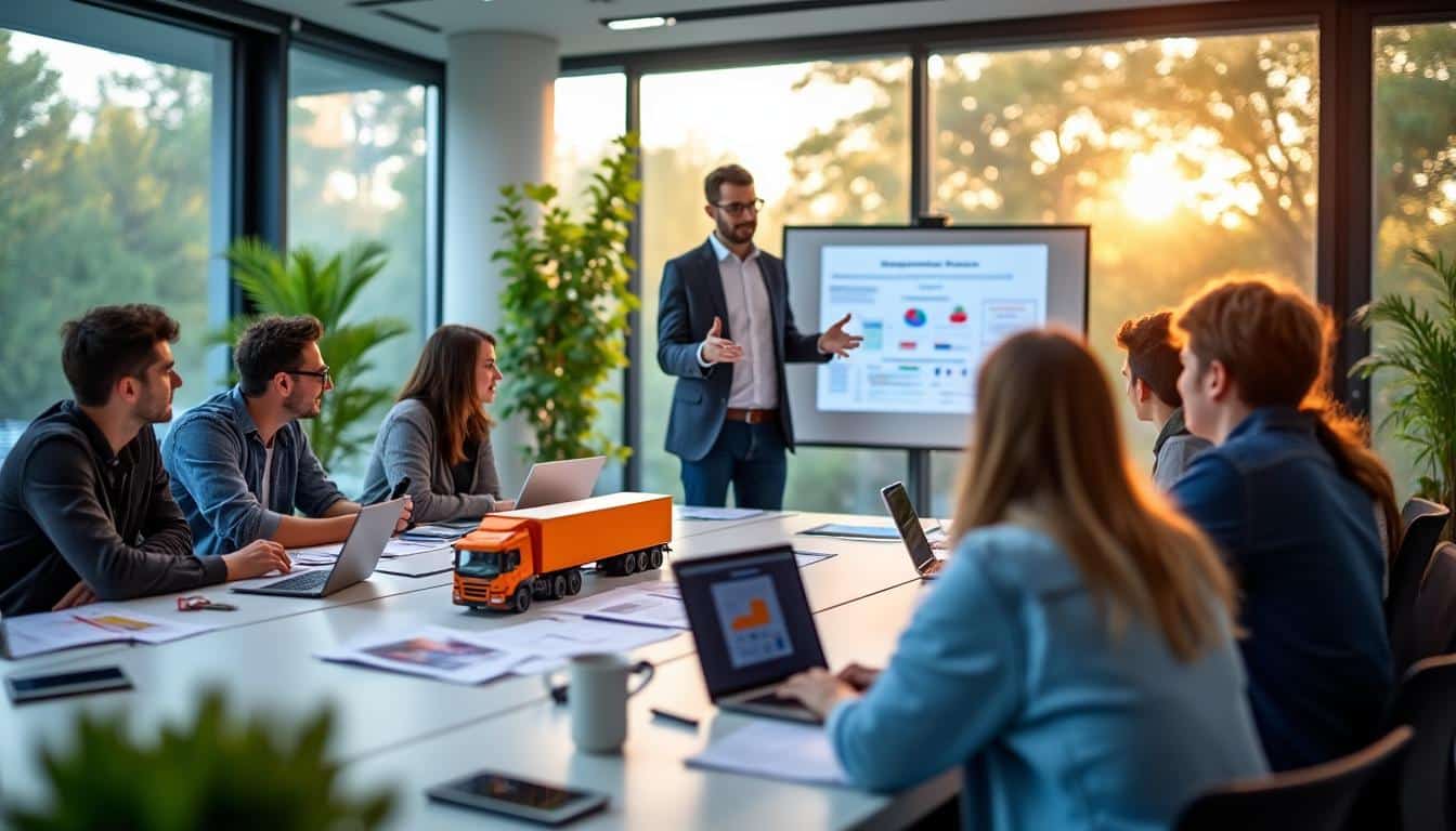 Illustration: Comment se déroule la formation en management de la logistique et des transports ?