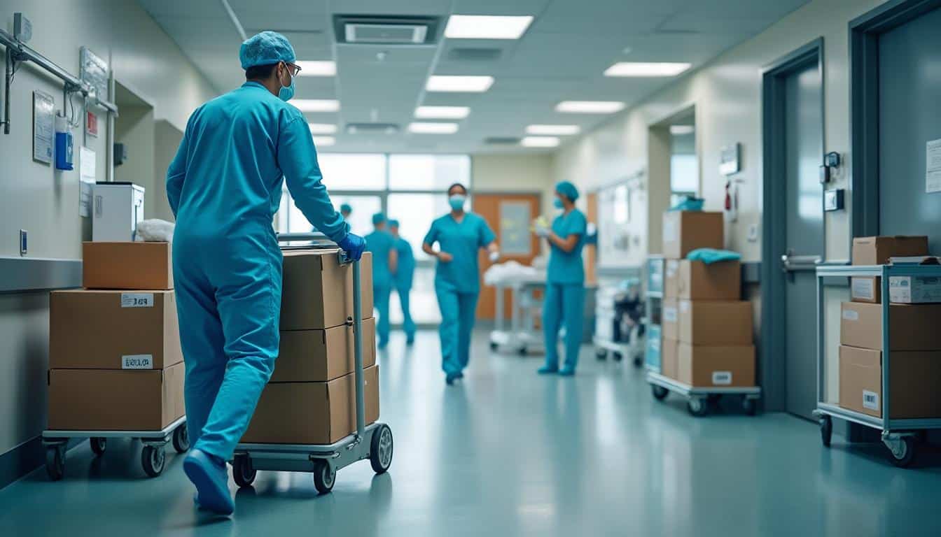 Illustration: Pourquoi la logistique hospitalière est-elle un acteur clé du fonctionnement des hôpitaux ?