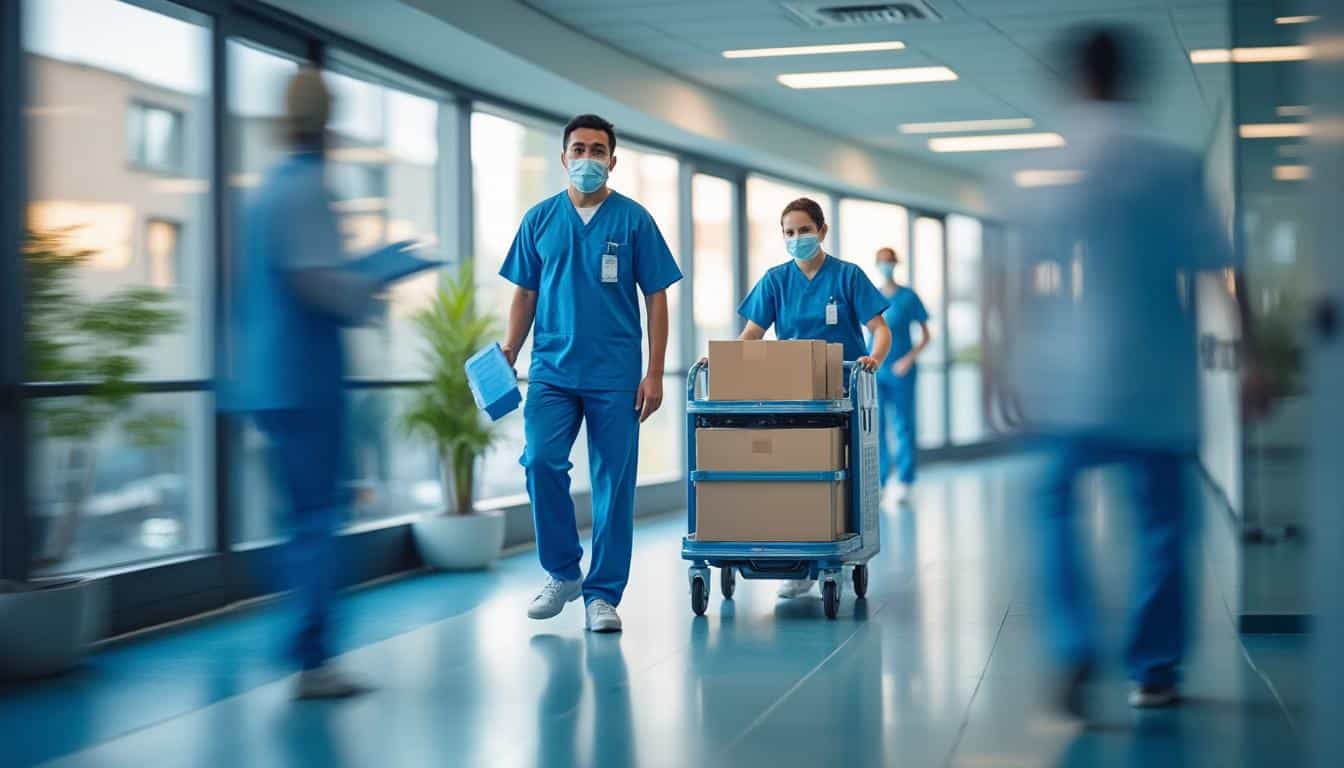 Illustration: Comment fonctionnent les principales missions de la logistique hospitalière au quotidien ?