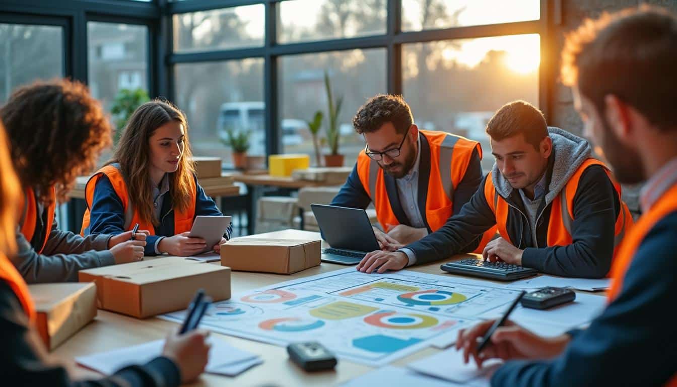 Illustration: Se former efficacement pour intégrer la logistique professionnelle