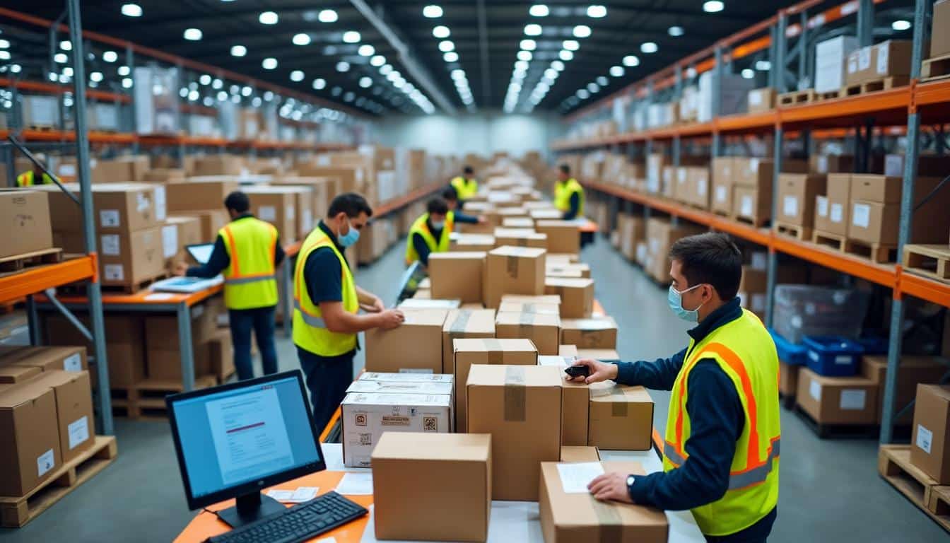 Illustration: Les 6 étapes indispensables pour réussir la préparation de commande en logistique