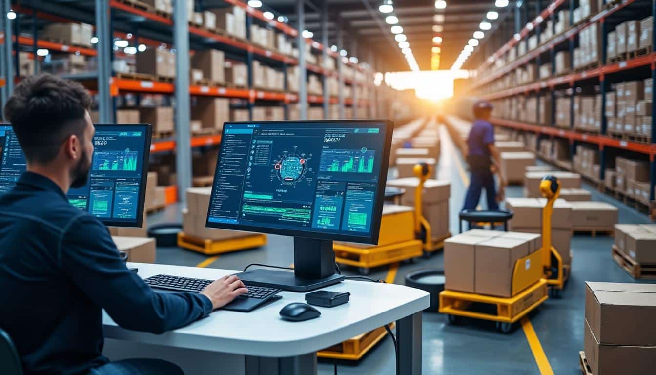 Illustration: Comprendre le rôle du WCS dans la gestion d’un entrepôt automatisé