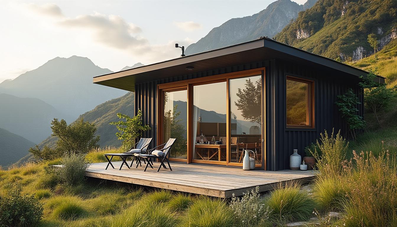 Chalet conteneur : habitat écologique, modulable et économique