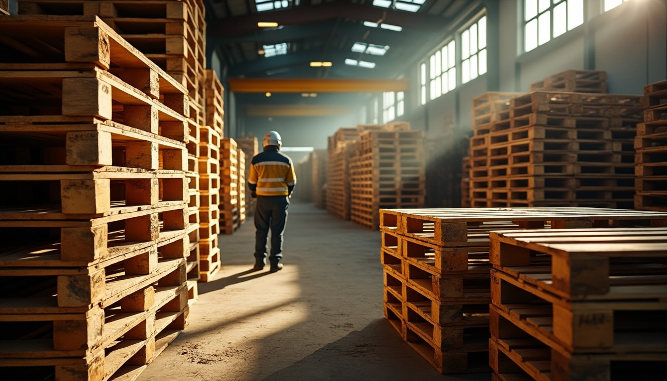 Palettes gerbées : optimiser stockage et manutention en toute sécurité
