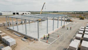 Construction d’une plateforme logistique sur mesure