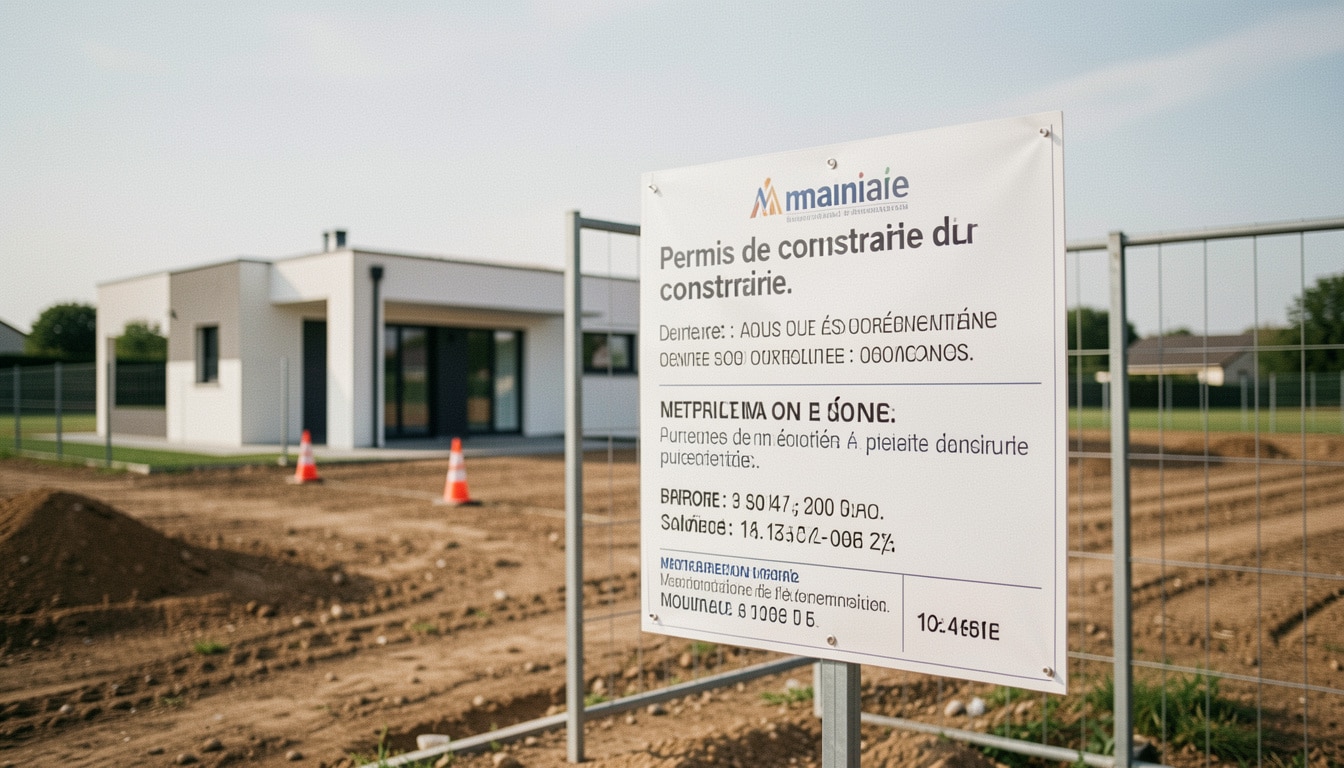 Panneau de permis de construire : règles et affichage