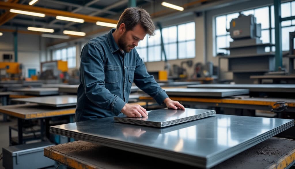 Plaques acier : bien choisir épaisseur et finition