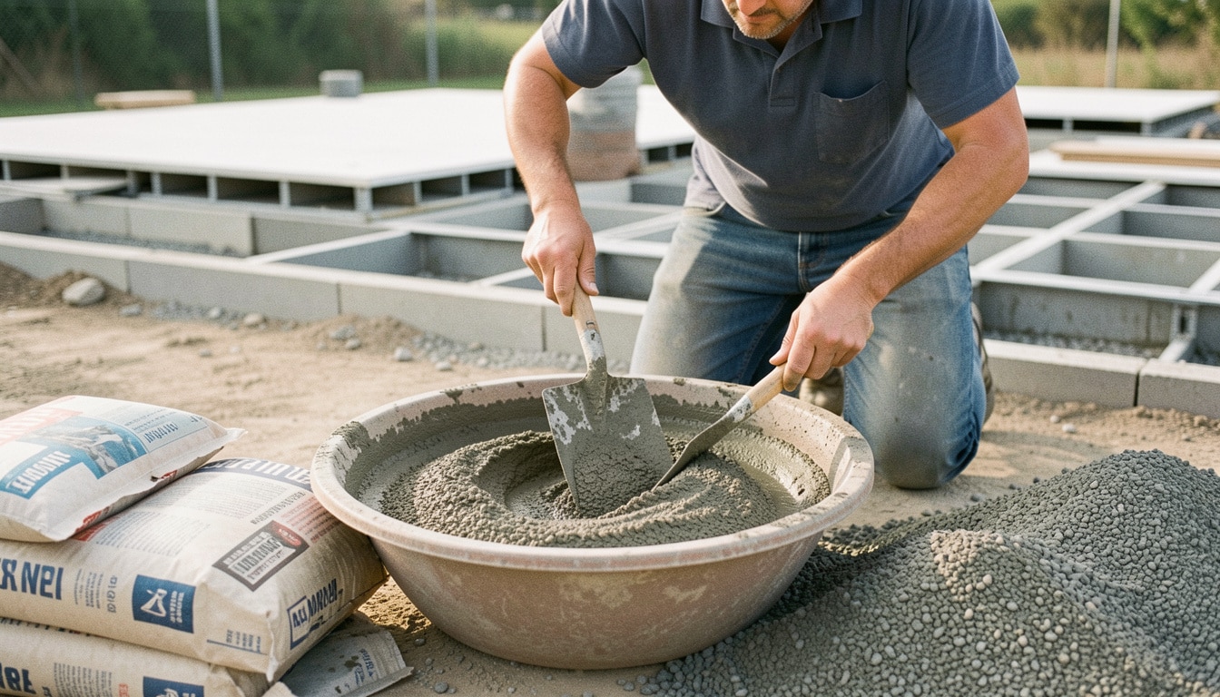 Proportions du béton : bien doser selon les travaux